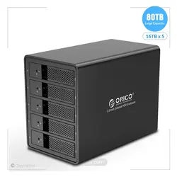 هارد باکس 5 سینی | ORICO 5 Bay USB 3.0 3.5 | چیاکالا