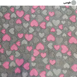 سرویس ملحفه سندس مدل قلبی دونفره 3 تکه