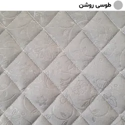 محافظ تشک و بالش سندس مدل پنبه دوزی p-160 دو نفره 3 تکه