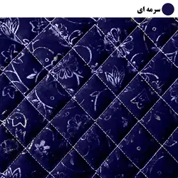 محافظ تشک و بالش سندس مدل پنبه دوزی p-160 دو نفره 3 تکه