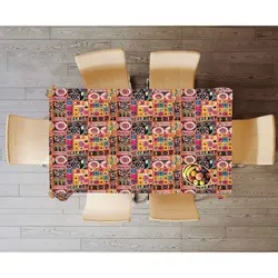 رومیزی سندس کد T-2057 طرح جاجیم