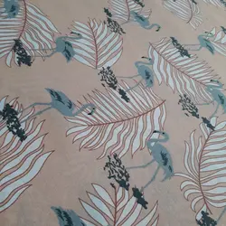 پارچه ملحفه سندس مدل فلامینگو کد F209