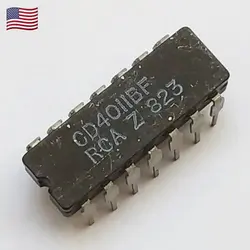 آی سی CD4011 سرامیکی آمریکایی - CD4011 RCA USA