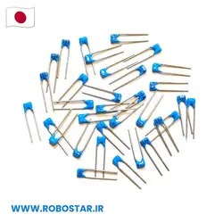 خازن 100 نانوفاراد مولتی لایر اصل ژاپن 100NF JAPAN 50V