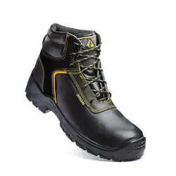 کفش ایمنی عایق برق ساق بلند مدل چیتا مشکی - کفش ایمنی برند ساتر