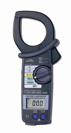 2002R آمپرمتر کلمپی دیجیتال AC