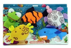 خرید عروسک های انگشتی حیوانات دریایی - کتاب هدهد