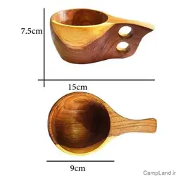 لیوان چوبی کوکسا | فروشگاه آنلاین کمپ لند