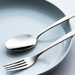 قاشق و چنگال 12 پارچه فلورانس براق