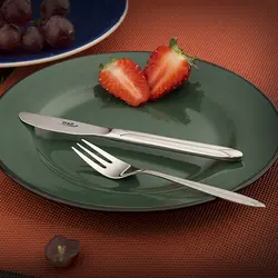 سرویس قاشق و چنگال 98 پارچه پالرمو براق با جعبه کادویی