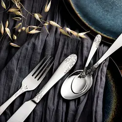 سرویس قاشق و چنگال 57 پارچه امپریال براق| ناب استیل