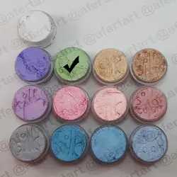 رنگ گریم سبز متالیک شماره M11 سیلک