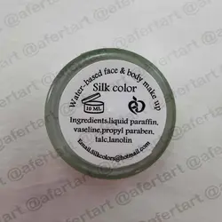 رنگ گریم سبز متالیک شماره M11 سیلک