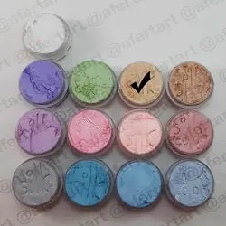 رنگ گریم زرد متالیک شماره M10 سیلک
