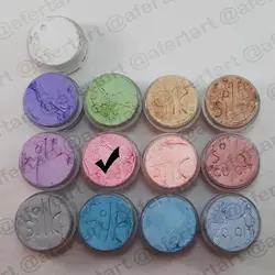 رنگ گریم صورتی متالیک شماره M6 سیلک