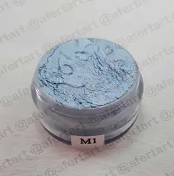 رنگ گریم آبی متالیک A شماره M1 سیلک