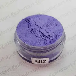 رنگ گریم بنفش متالیک شماره M12 سیلک