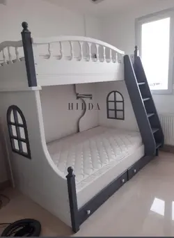 خرید ✔️ تخت دو طبقه مدل پاتریس &raquo; هیلدا چوب