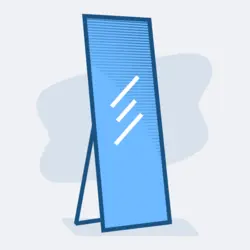 خرید ✔️ آینه &raquo; هیلدا چوب