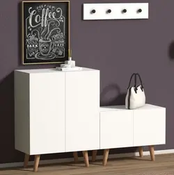 خرید ✔️ جاکفشی مدل JJ002 &raquo; هیلدا چوب