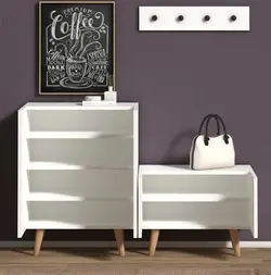 خرید ✔️ جاکفشی مدل JJ002 &raquo; هیلدا چوب