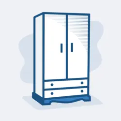 خرید ✔️ کمد دو درب &raquo; هیلدا چوب