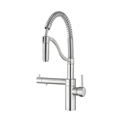 شیر ظرفشویی دوکاره علم فنری کاویان مدل مروارید