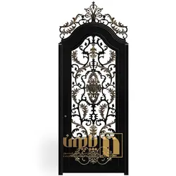 درب فلزی طرح سیمرغ پایون | درب ویلا ، درب منزل ، درب ورودی | درب فلزی پایون