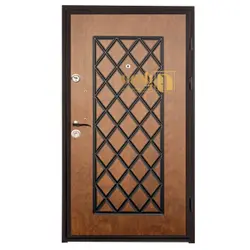 درب ضد سرقت طرح ساده برش لیزری | درب فلزی پایون