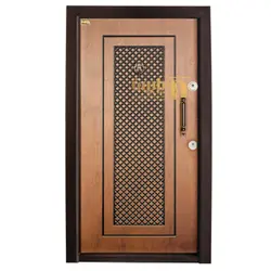 درب ضد سرقت شیک و ساده پایون برای آپارتمان | درب فلزی پایون