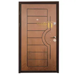 درب ضد سرقت رکوب دار راش و گردو | درب فلزی پایون