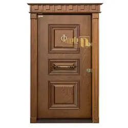 درب ضد سرقت کلاسیک کتیبه دار شیک | درب فلزی پایون