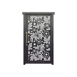 درب تک لنگه لیزر - کد 21132 - درب فلزی، فرفورژه، آهنی، فلزی