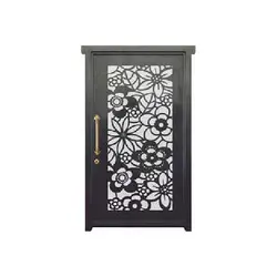 درب تک لنگه لیزر - کد 21130 - درب فلزی، فرفورژه، آهنی، فلزی