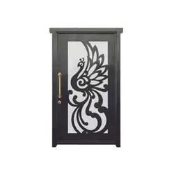 درب تک لنگه لیزر - کد 21111 - درب فلزی، فرفورژه، آهنی، فلزی