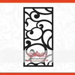 ورق برش لیزر طرح مهران - درب لیزری cnc ، درب فلزی ، درب فرفورژه ، نرده فرفورژه