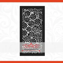 ورق برش لیزر طرح جنت - درب لیزری cnc ، درب فلزی ، درب فرفورژه ، نرده فرفورژه
