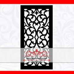 ورق برش لیزر طرح زانیار - درب لیزری cnc ، درب فلزی ، درب فرفورژه ، نرده فرفورژه