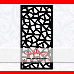 ورق برش لیزر طرح النا - درب لیزری cnc ، درب فلزی ، درب فرفورژه ، نرده فرفورژه