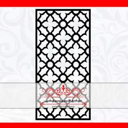 ورق برش لیزر طرح سپنتا - درب لیزری cnc ، درب فلزی ، درب فرفورژه ، نرده فرفورژه