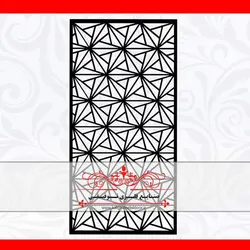 ورق برش لیزر طرح چیترا - درب لیزری cnc ، درب فلزی ، درب فرفورژه ، نرده فرفورژه