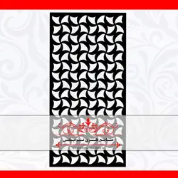 ورق برش لیزر طرح برسین - درب لیزری cnc ، درب فلزی ، درب فرفورژه ، نرده فرفورژه