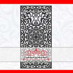 ورق برش لیزر طرح رامیلا - درب لیزری cnc ، درب فلزی ، درب فرفورژه ، نرده فرفورژه
