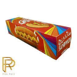 جعبه ساندویچ درب پیتزایی دوبلکس طرح عمومی (200عددی) - گروه تولیدی رئال پک