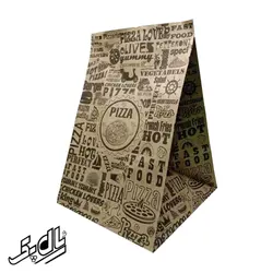 پاکت بیرون بر پیتزا دو نفره 29 سانتی طرح عمومی (100عددی) - گروه تولیدی رئال پک