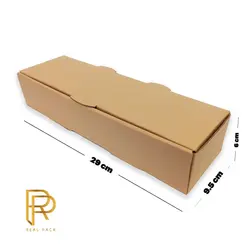 جعبه ساندویچ درب پیتزایی مقوای ایفلوت سایز 29 بدون چاپ (100عددی) - قیمت ۷ آبان - صنایع چاپ و بسته بندی رئال پک