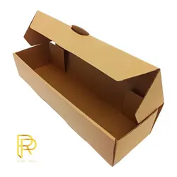جعبه ساندویچ درب پیتزایی مقوای ایفلوت سایز 29 بدون چاپ (100عددی) - قیمت ۷ آبان - صنایع چاپ و بسته بندی رئال پک