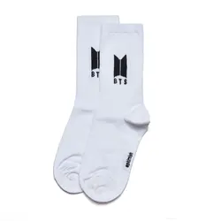 جوراب ساقدار اسپرت سفید بی تی اس آپتیمیست