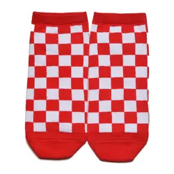 جوراب مچی شطرنجی قرمز آپتیمیست