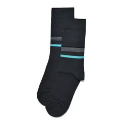 جوراب مردانه ساقدار مشکی و آبی لجند